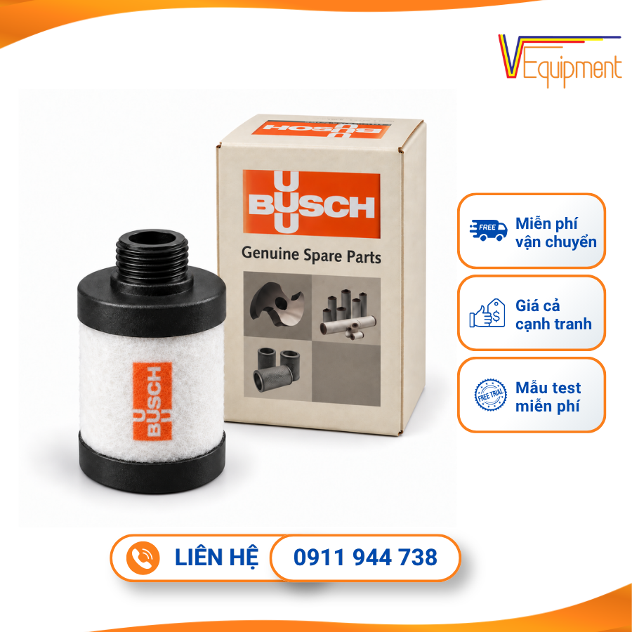 Lọc Tách Dầu Busch V532 140 151 Chính Hãng