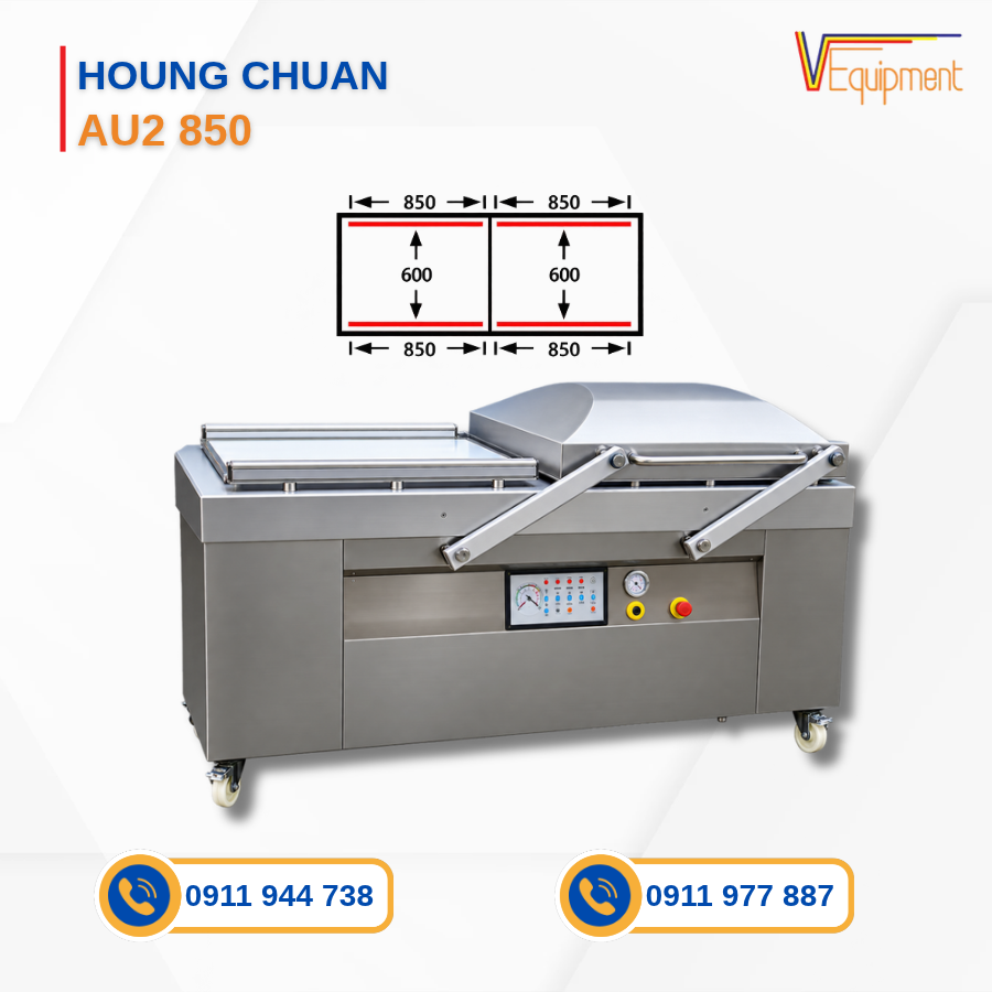 Máy hút chân không Đài Loan HOUNG CHUAN AU2 850