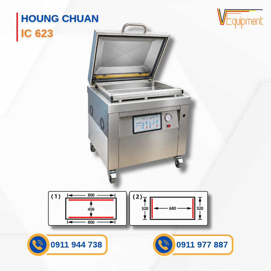 Máy hút chân không Đài Loan HOUNG CHUAN IC 623