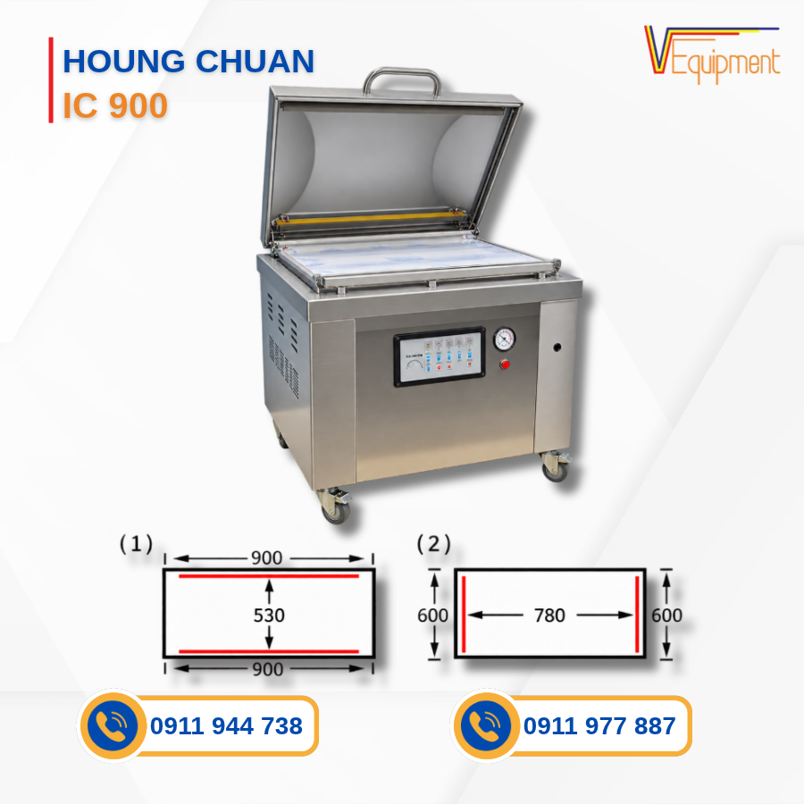 Máy hút chân không Đài Loan HOUNG CHUAN IC 900