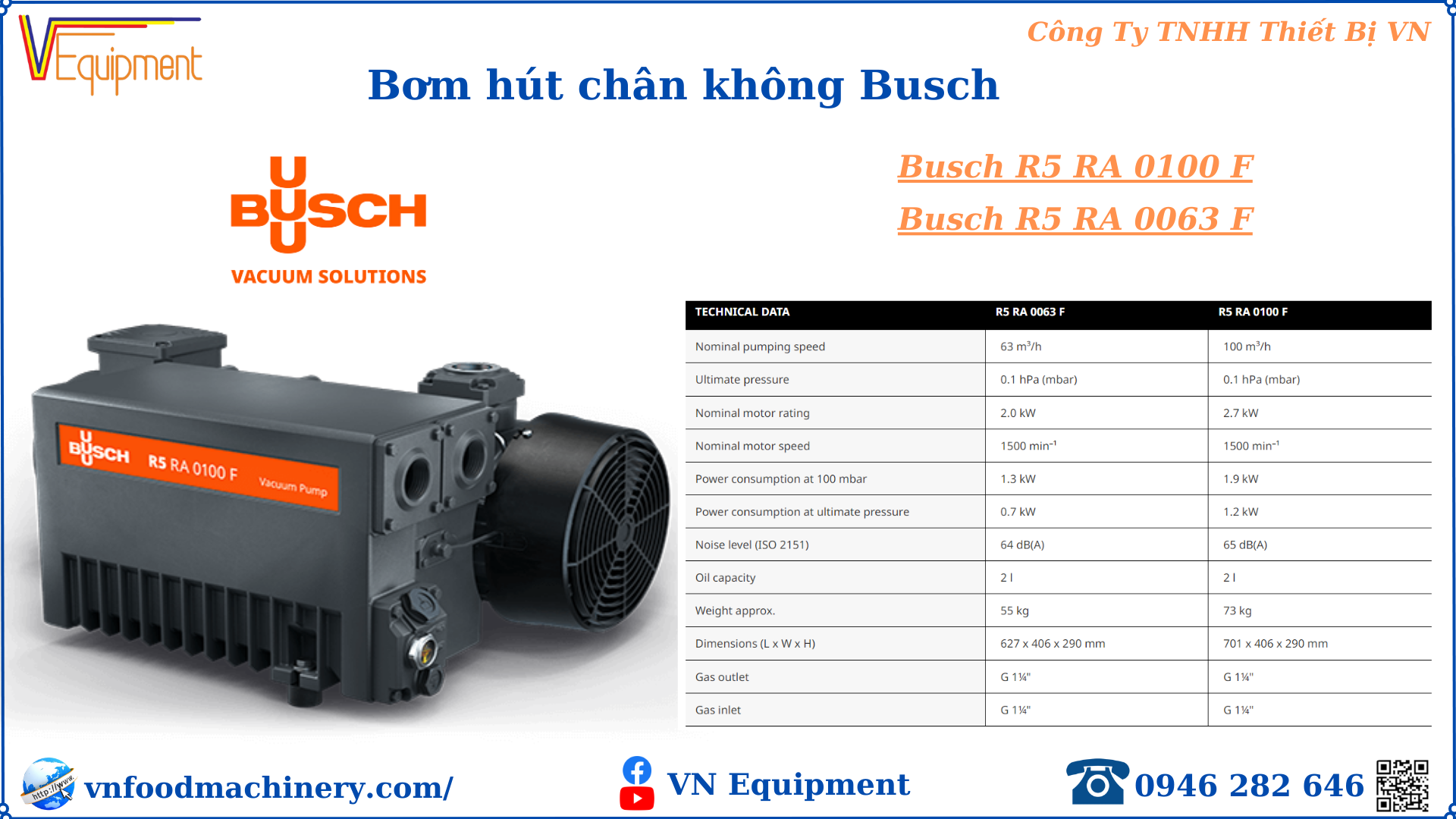 BUSCH R5 RA 0100F