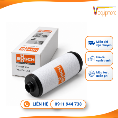 Lọc Tách Dầu Busch V532 141 264 ATEX Chính Hãng