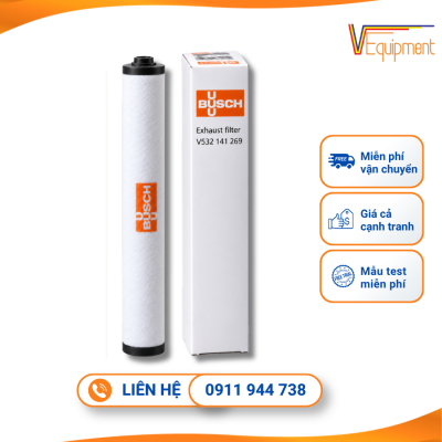 Lọc Tách Dầu Busch V532 141 269 Chính Hãng – Tiêu Chuẩn ATEX
